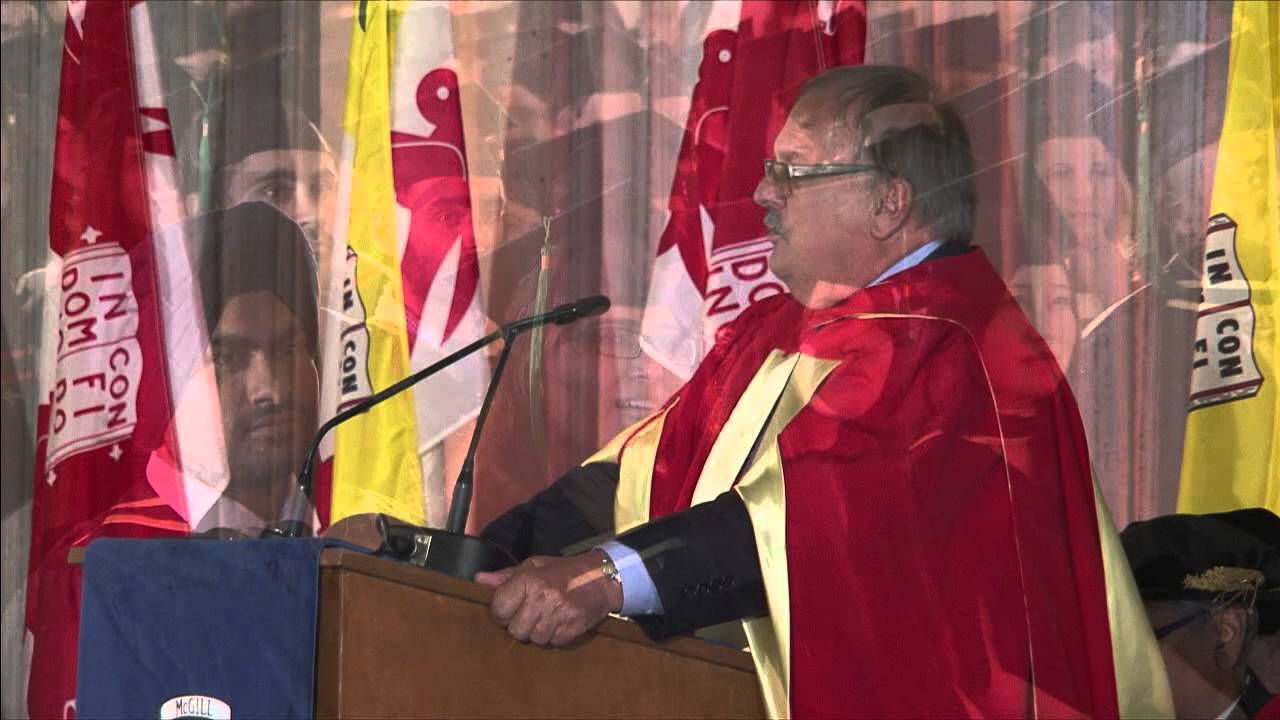 Dr. Jozef Vercruysse receives honorary doctorate from McGill