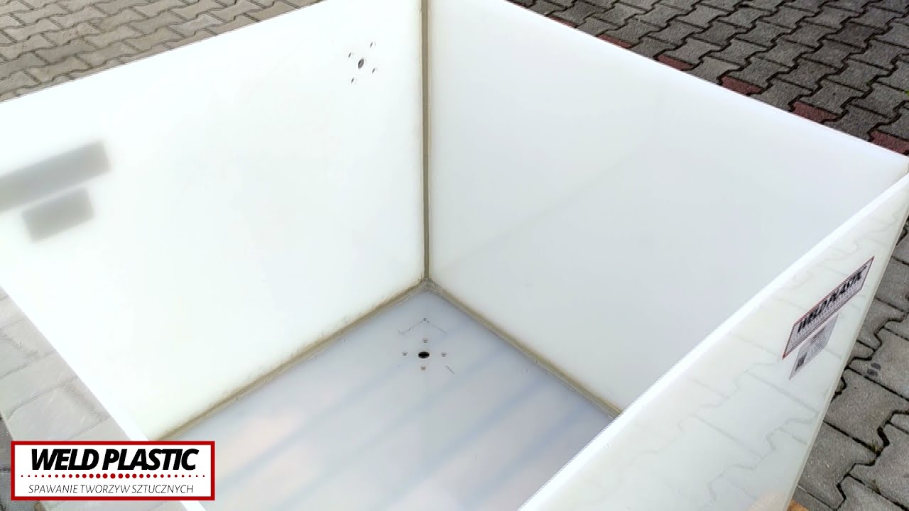 Wanna galwaniczna, Spawany zbiornik z tworzywa sztucznego PP, Weld Plastic - Spawanie tworzyw PE, PP