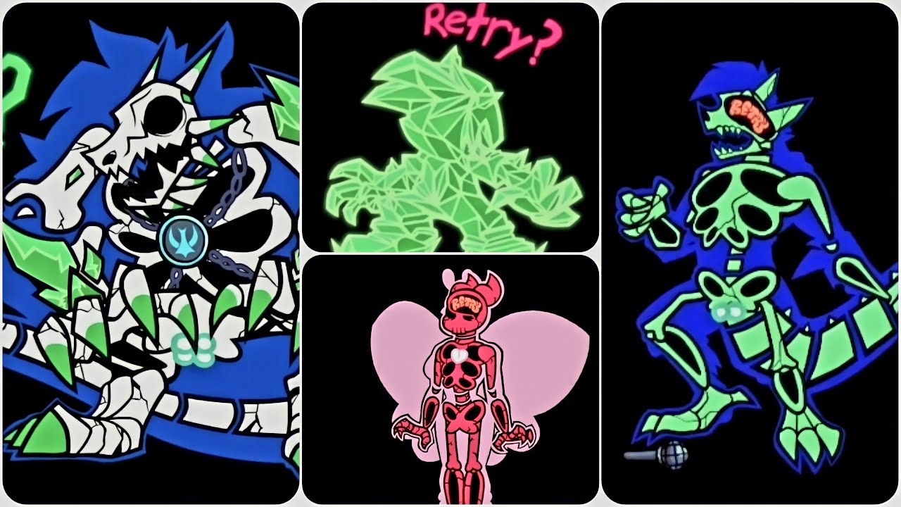 RetroSpecter in FNF | Best Game Over Screen - Friday Night Funkin'