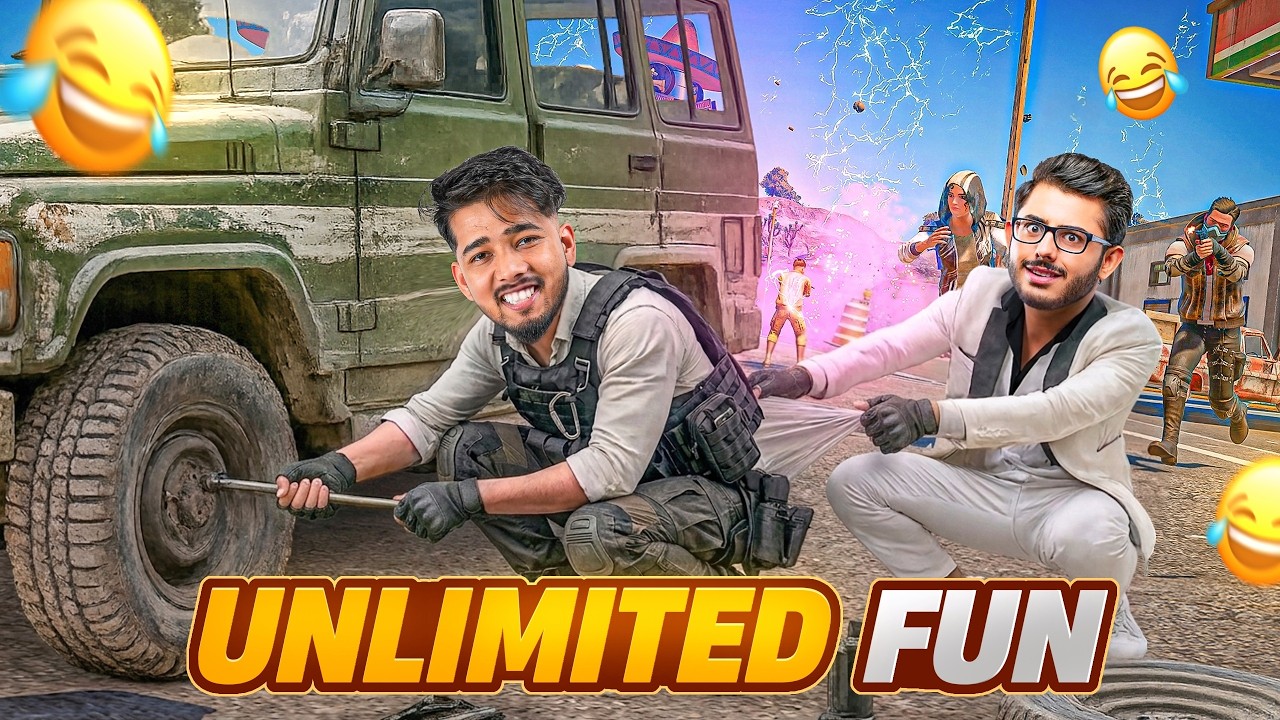 NON STOP PUBG BKC*ODI WITH @CarryMinati | FUNNY STREAM HIGHLIGHTS