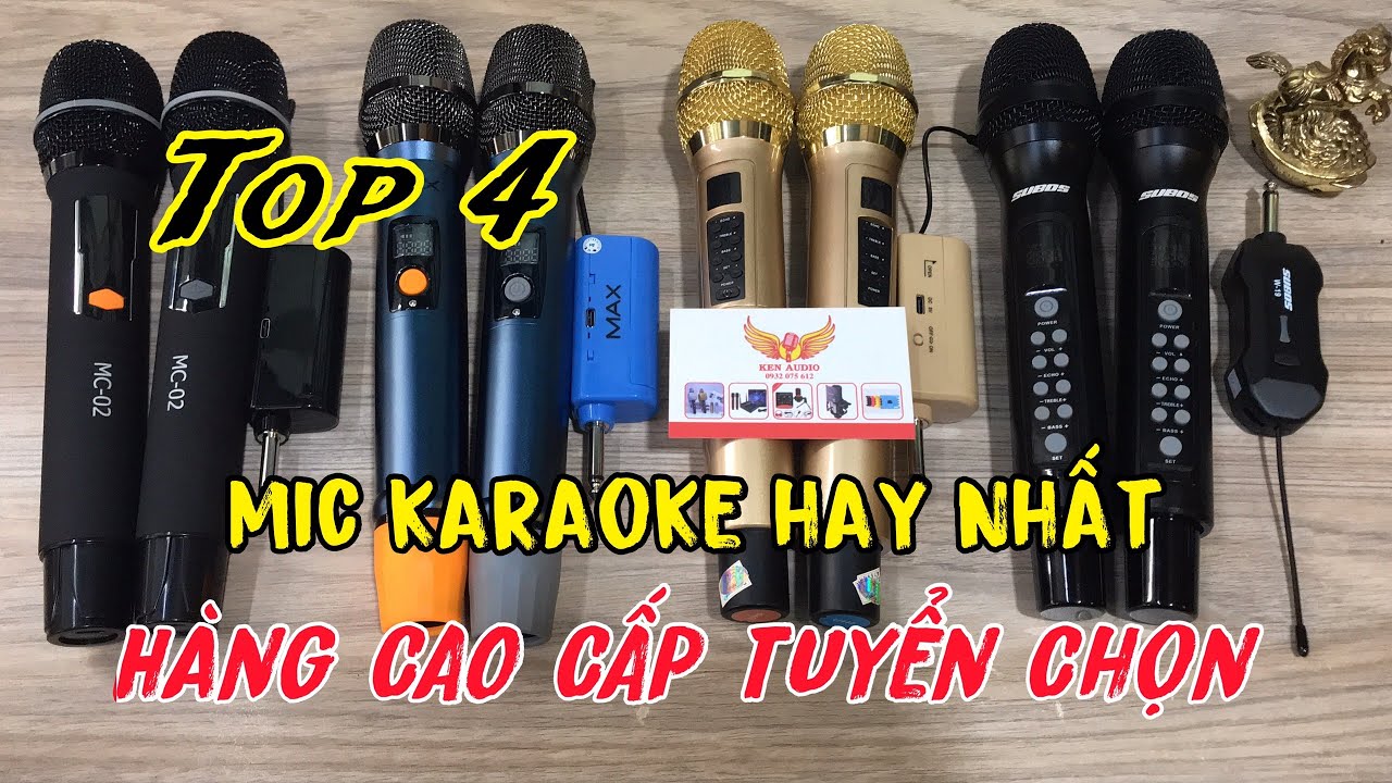 TOP Micro Không Dây Karaoke Gia Đình Hay Nhất Hiện Nay Tại Ken Audio