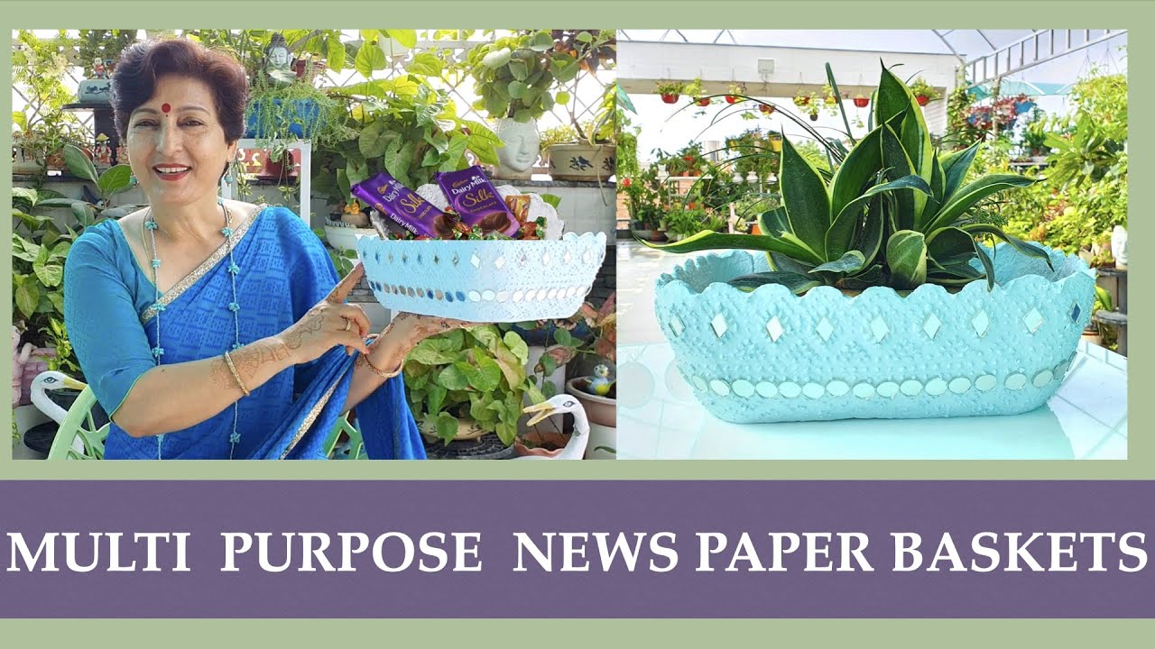 Multi Purpose News-Paper Baskets