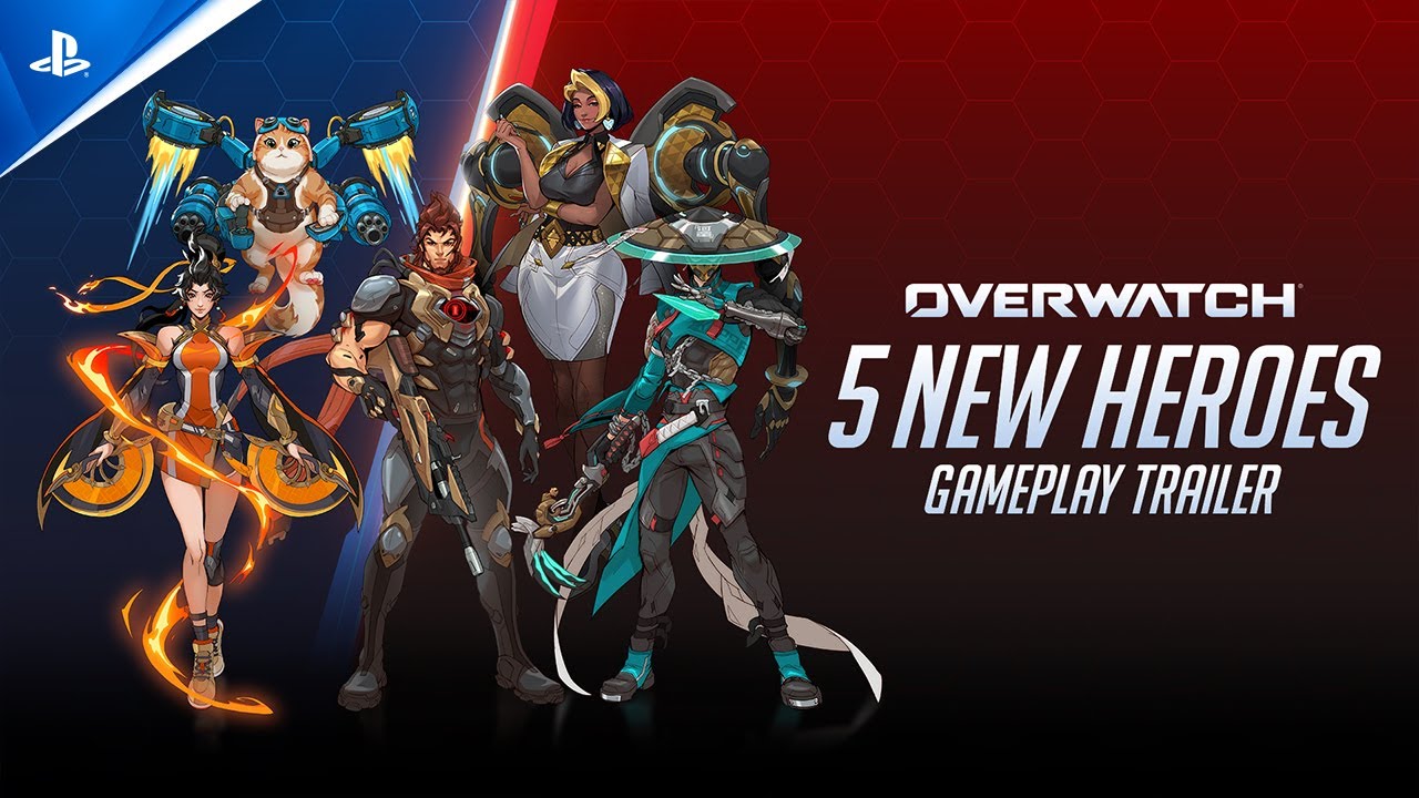 Overwatch - Season 1: Conquest: 5 New Heroes Gameplay Trailer | PS5 & PS4 Games