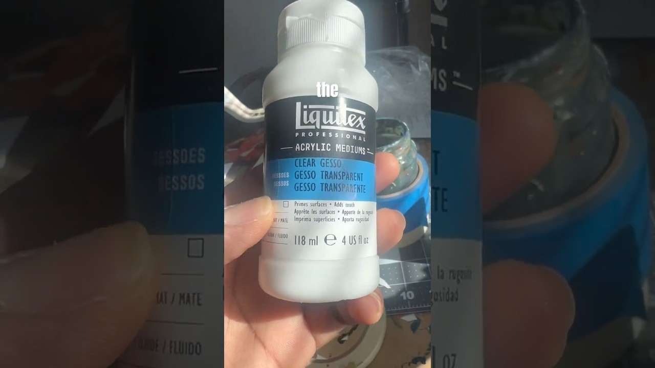Why I Use Clear Gesso for Collage Art | Prevent Paper Buckling with Liquitex