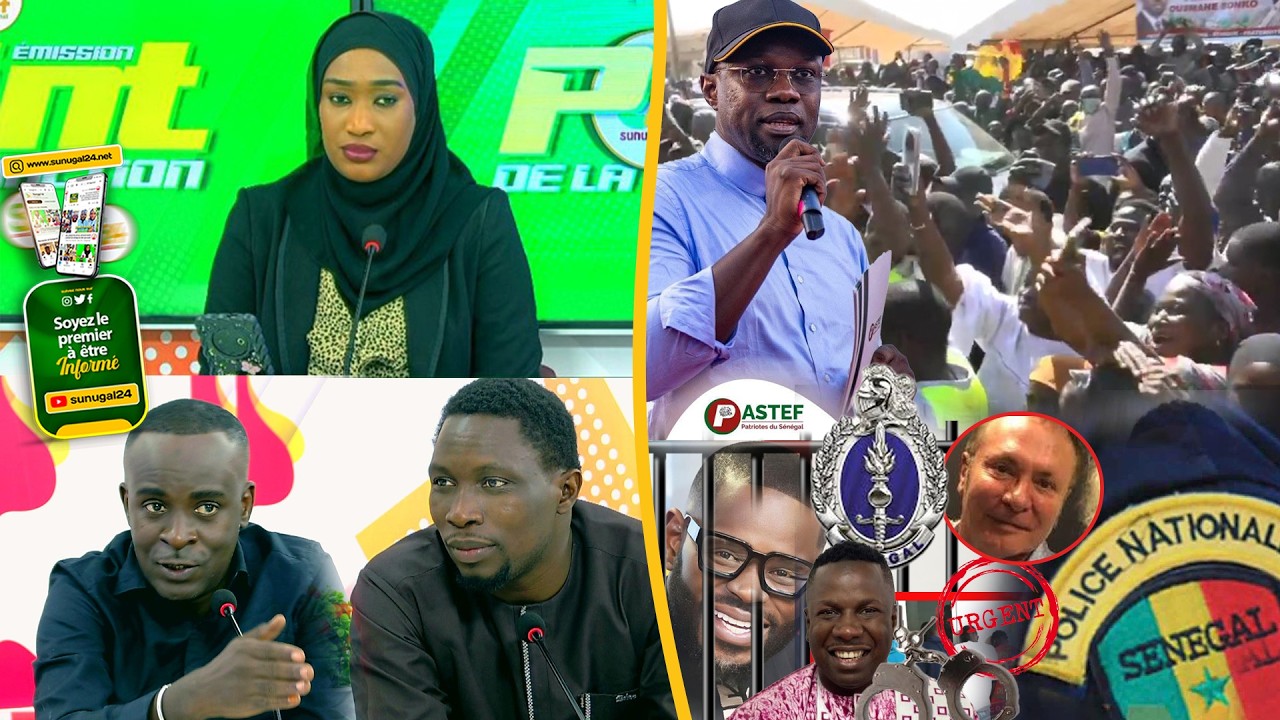 Direct : pape cheikh Diallo ,Djiby Dramé & cie  placé sous mandat de dépôt ? - Sonko en tournée
