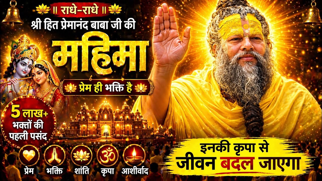 प्रेमानंद जी की महिमा | Radhe Radhe 🚩 | Premanand Ji Bhakti Song | Vrindavan 2026 | Sanatan Music 