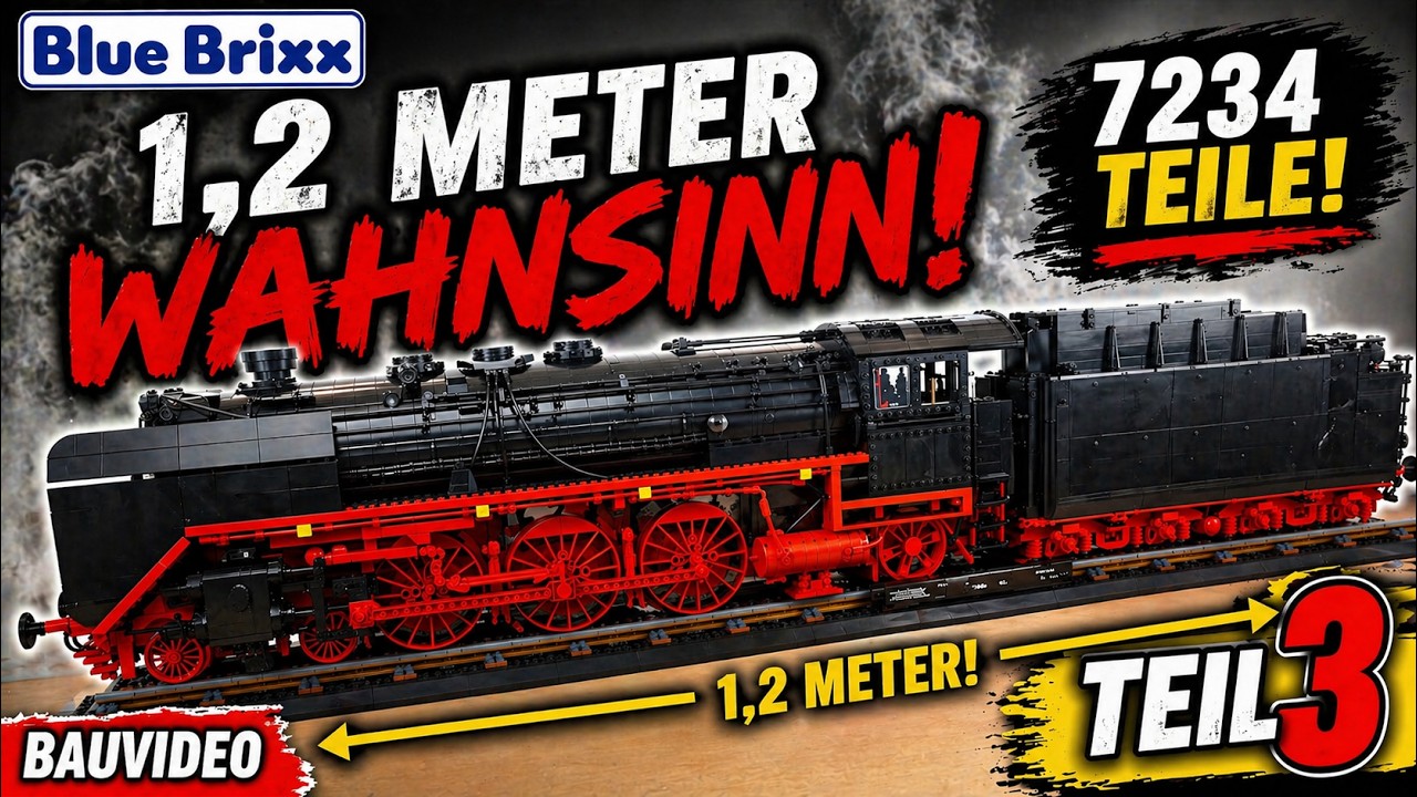 BlueBrixx Special 108054: Display Lokomotive BR 01 (Teil 3/3)