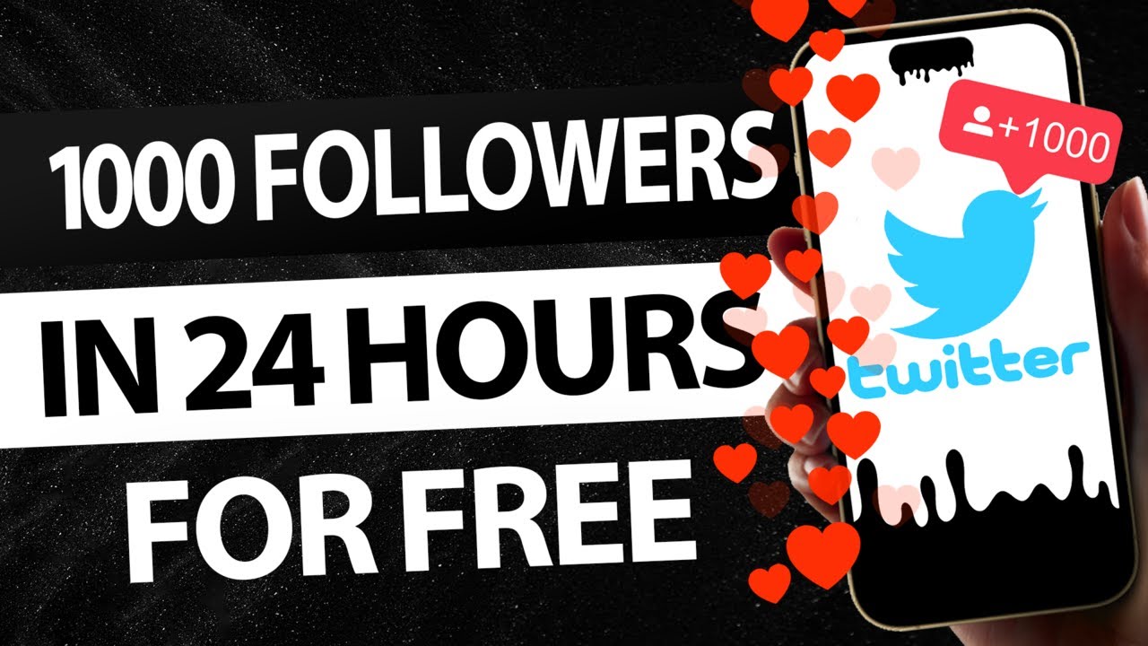 HOW TO GET FREE FOLLOWERS ON TWITTER 2024