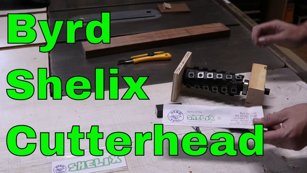 Powermatic 54a Byrd Shelix Cutterhead Installation
