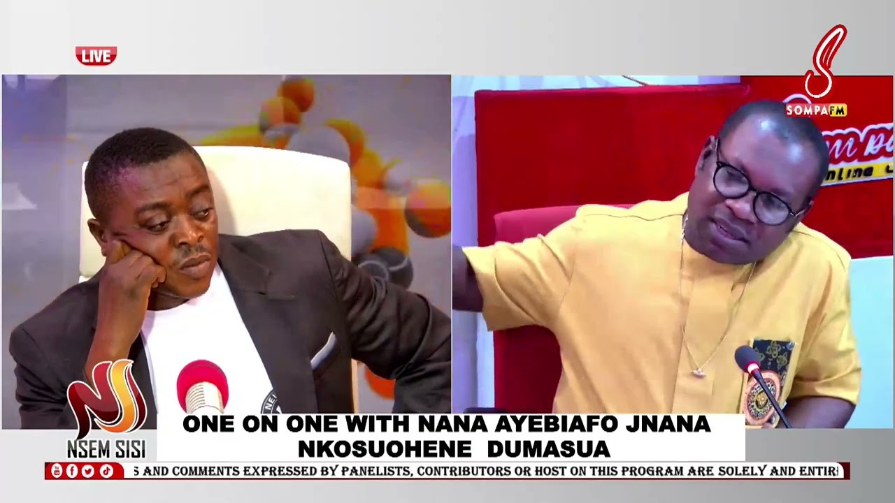 Watch the Full interview with NANA AYEBIAFO JNANA NKOSUOHENE  DUMASUA