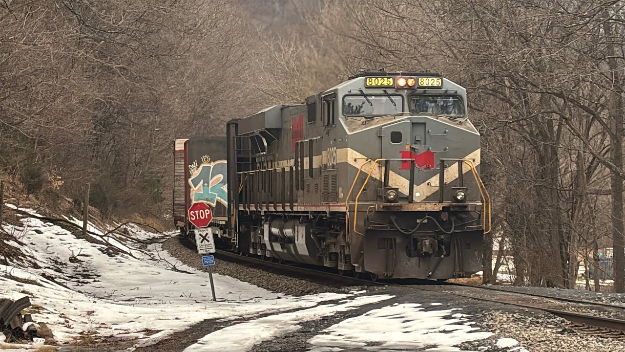 NS 8158 Leads NS 4431 and NS 8025 Monongahela on NS 11Z passing through Shenandoah,VA