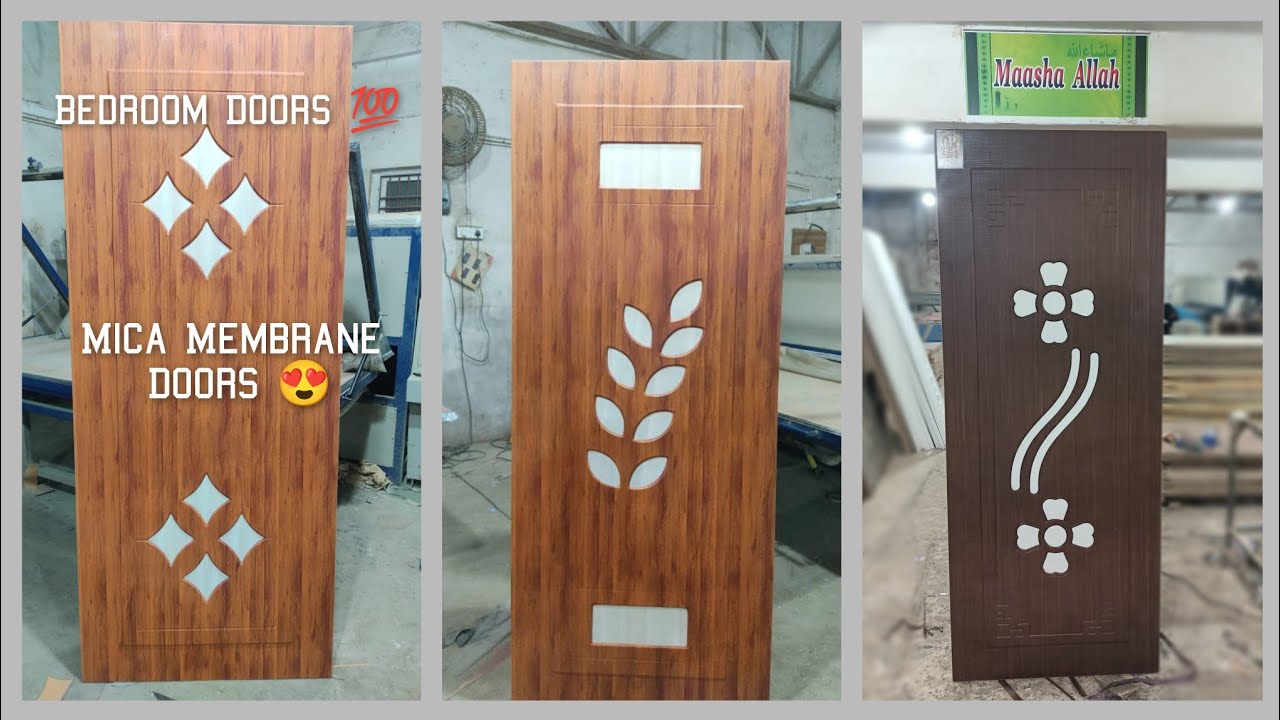 Porta Pivotante Couros Mica Membrane Wooden Doors #homedecor #madeintamilnadu #wholesale #mdf