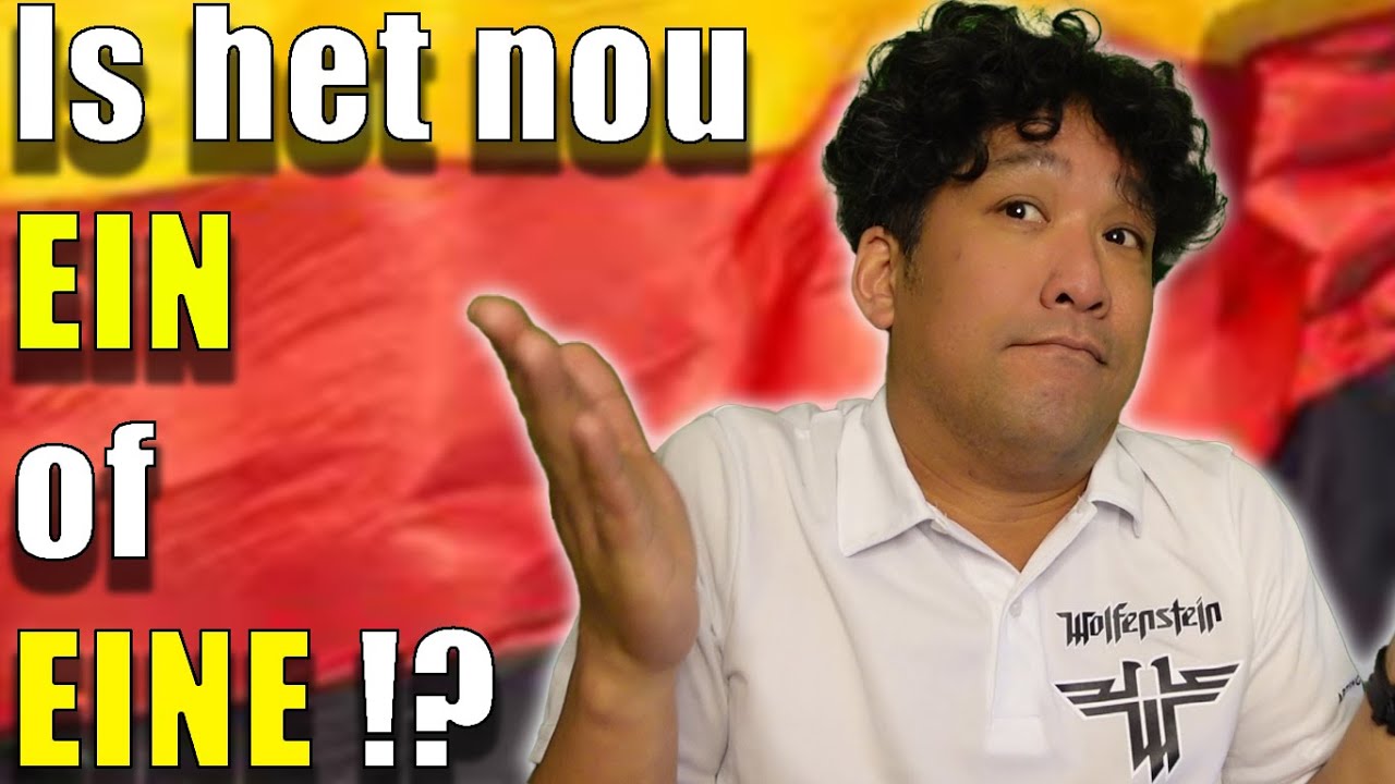 Is het nou ein of eine? (Duits uitleg onbepaald lidwoord)