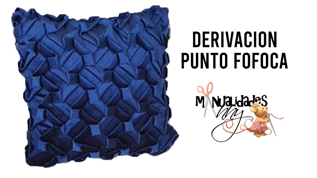 cojin o almohadon derivación punto fofoca- drapeados - CAPITONE | Manualidades Anny