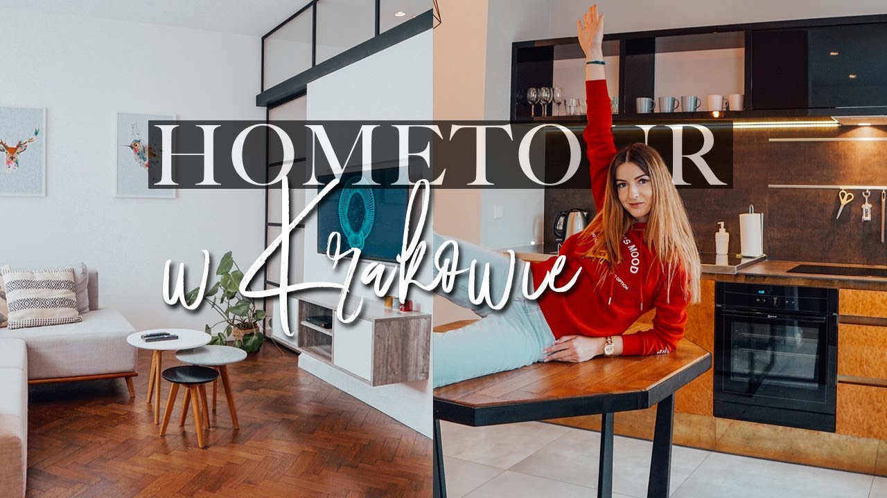HOMETOUR W KRAKOWIE / MIESZKANIE Z AIRBNB Z PRZESZKLENIEM | WNĘTRZA