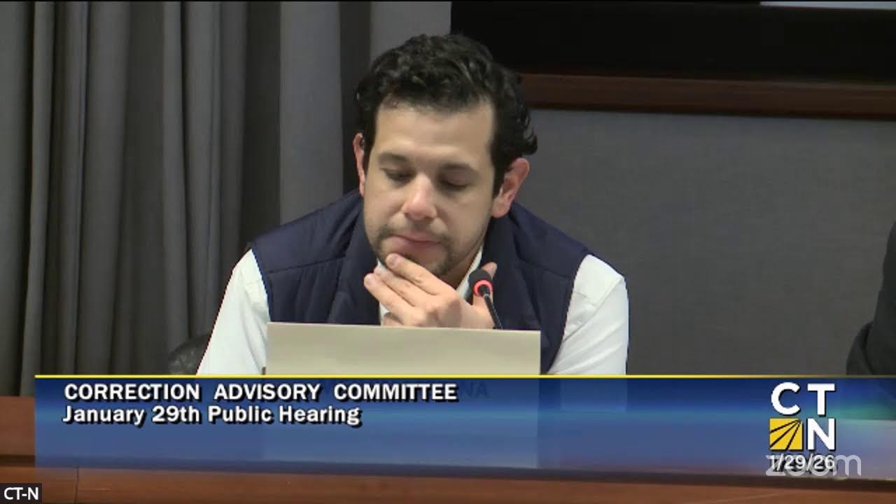 Correction Advisory Committee Public Hearing - January 29, 2026