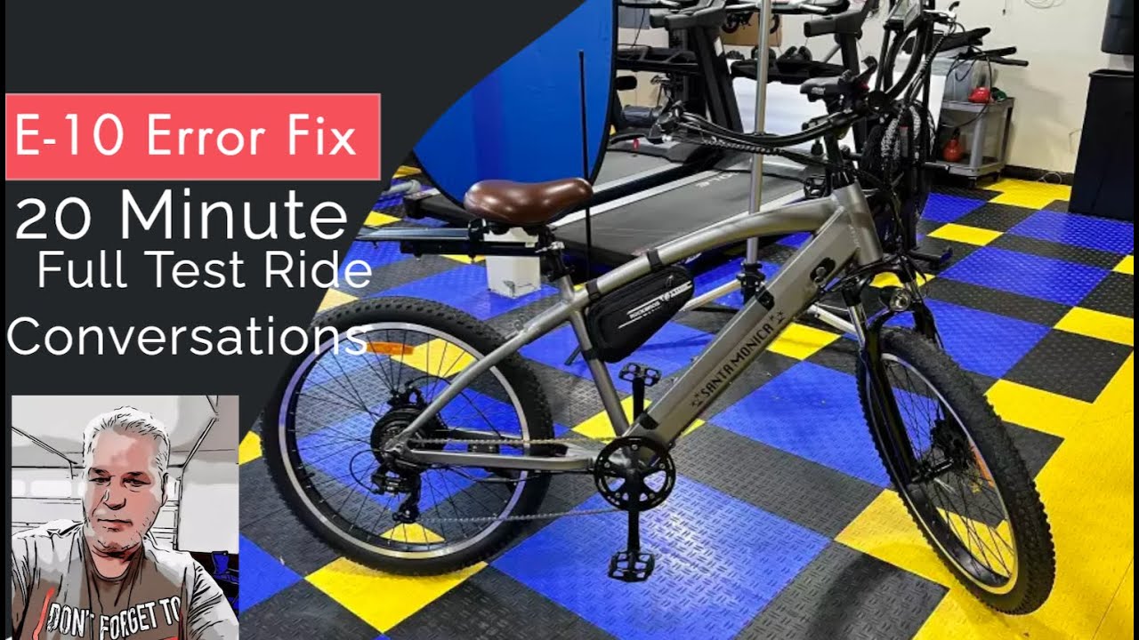 E-10 Error Fix.  Nakto Santa Monica  e-bike