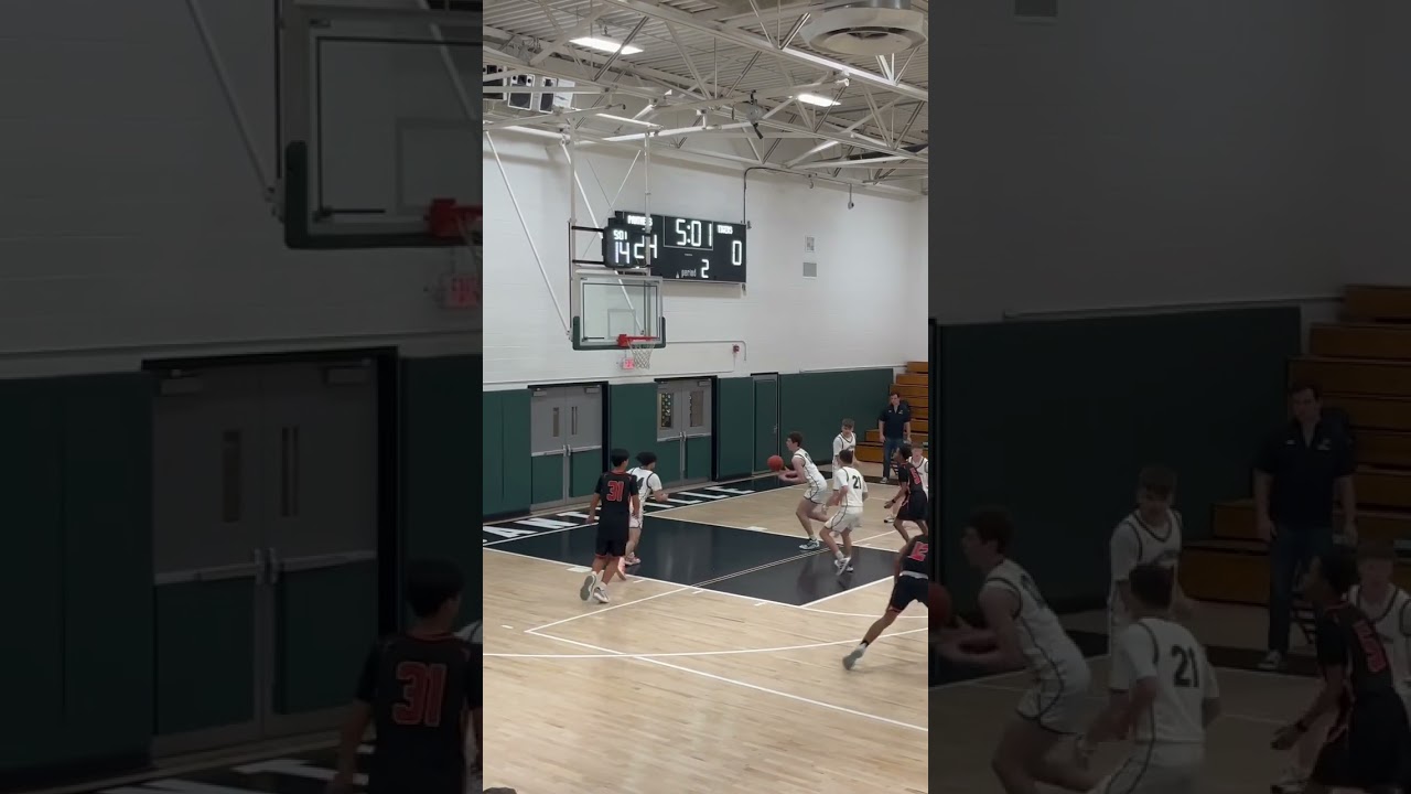 Steal and layup finish by Kingston Lee 121523 Tuckahoe JV #basketball #JV #8thgrade #steal #layup