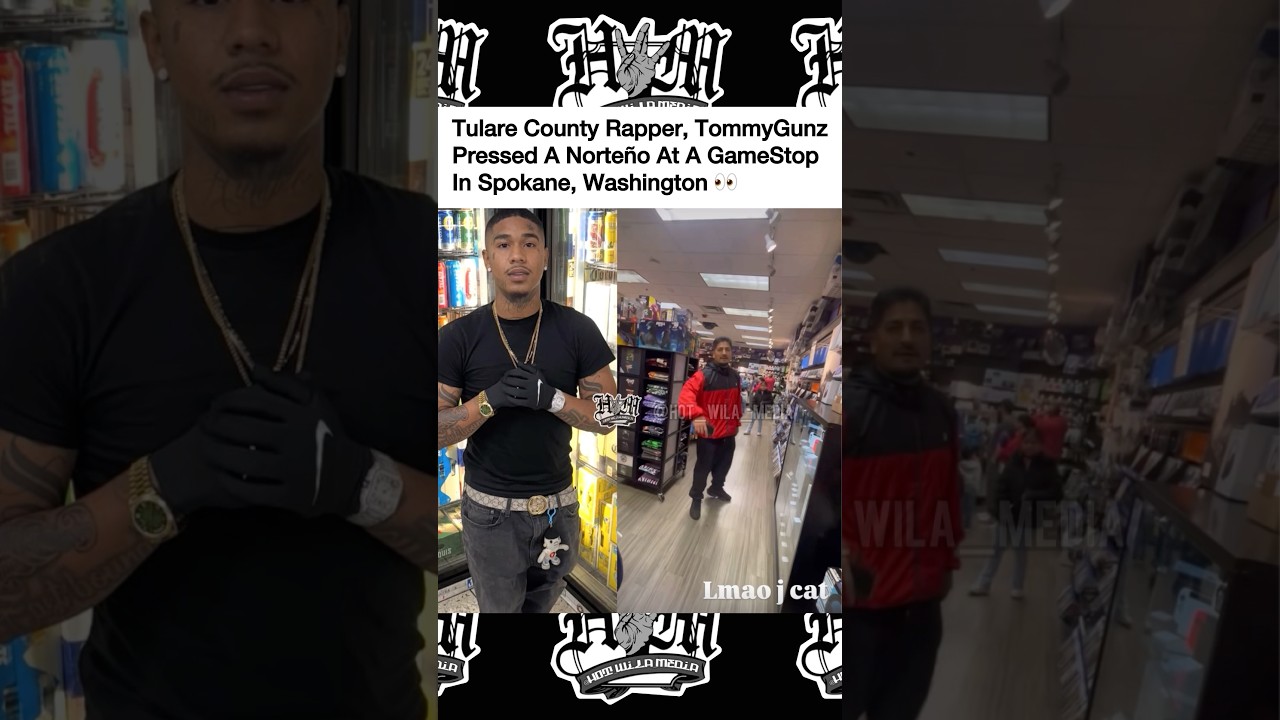 Tulare County Rapper, TommyGunz caught an opp lacking with his daughter at a GameStop. 👀
