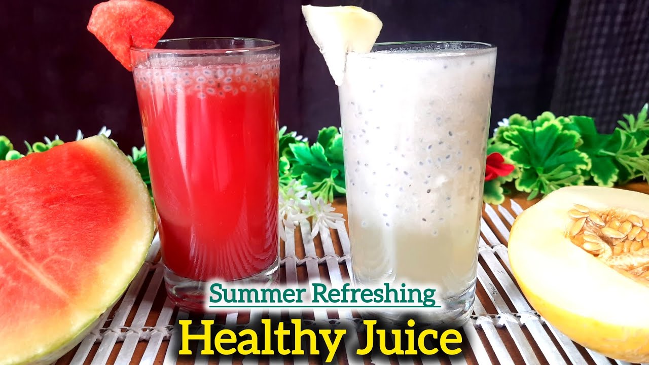 Watermelon & Muskmelon Juice Recipe | Healthy Summer Refreshing Drink | MS Culinary Arts