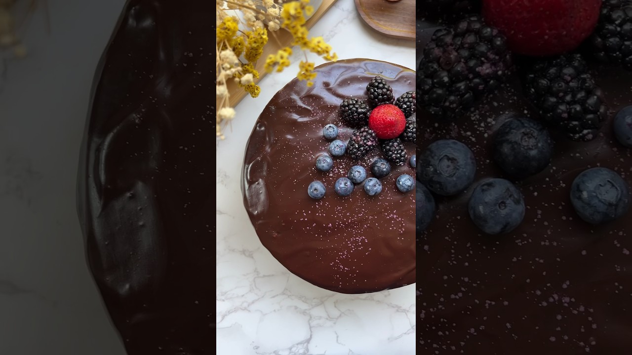 Sourdough Chocolate Cake with Chocolate Ganache #chocolatecake #cakerecipe #sourdough #dessert