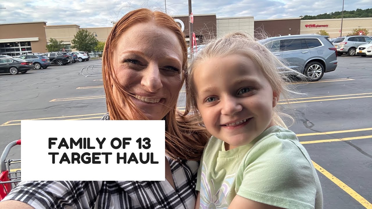 СЕМЬЯ ИЗ 13 ЧЕЛОВЕК TARGET HAUL *ШКОЛЬНЫЕ ПРИНАДЛЕЖНОСТИ И ХЭЛЛОУИН*