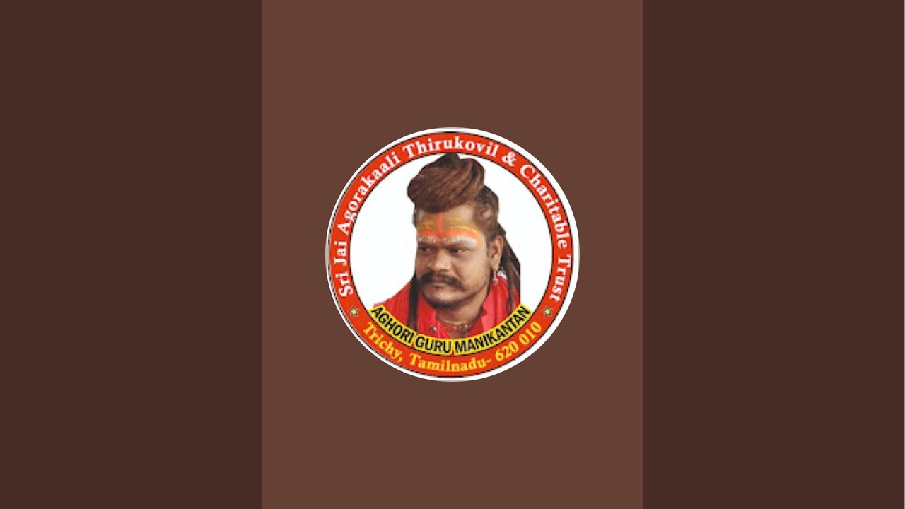 AGHORI GURU MANIKANDAN is live
