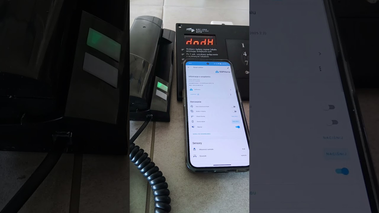 Smart Domofon Unifon Home Assistant Proel PC-512 