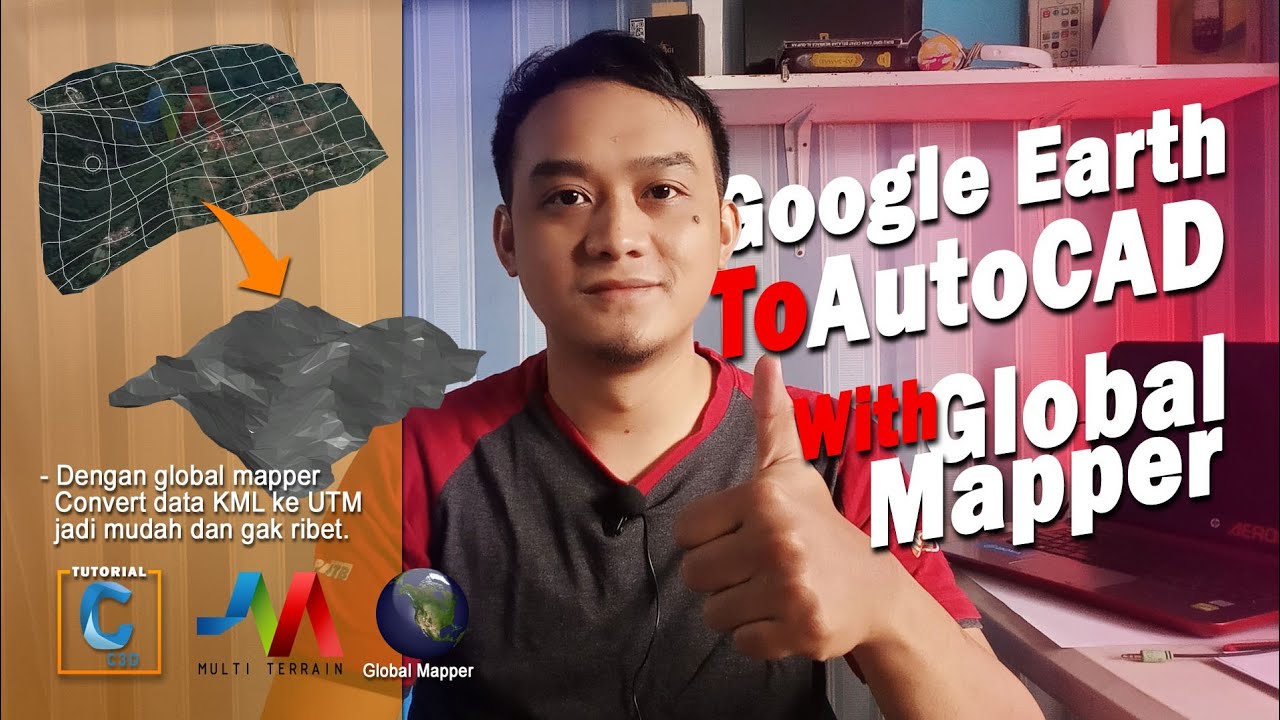 Cara Convert Google Earth ke Autocad dengan Global Mapper
