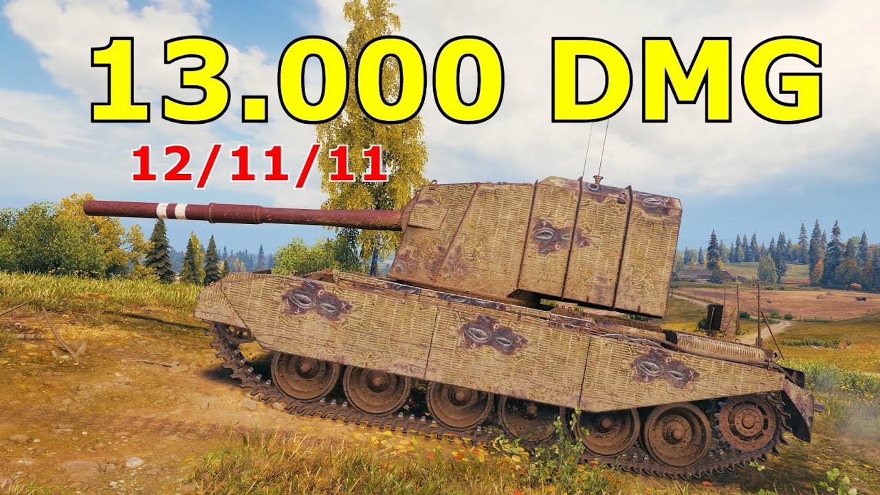 World of Tanks FV4005 Stage II - 10 Kills 13K Damage