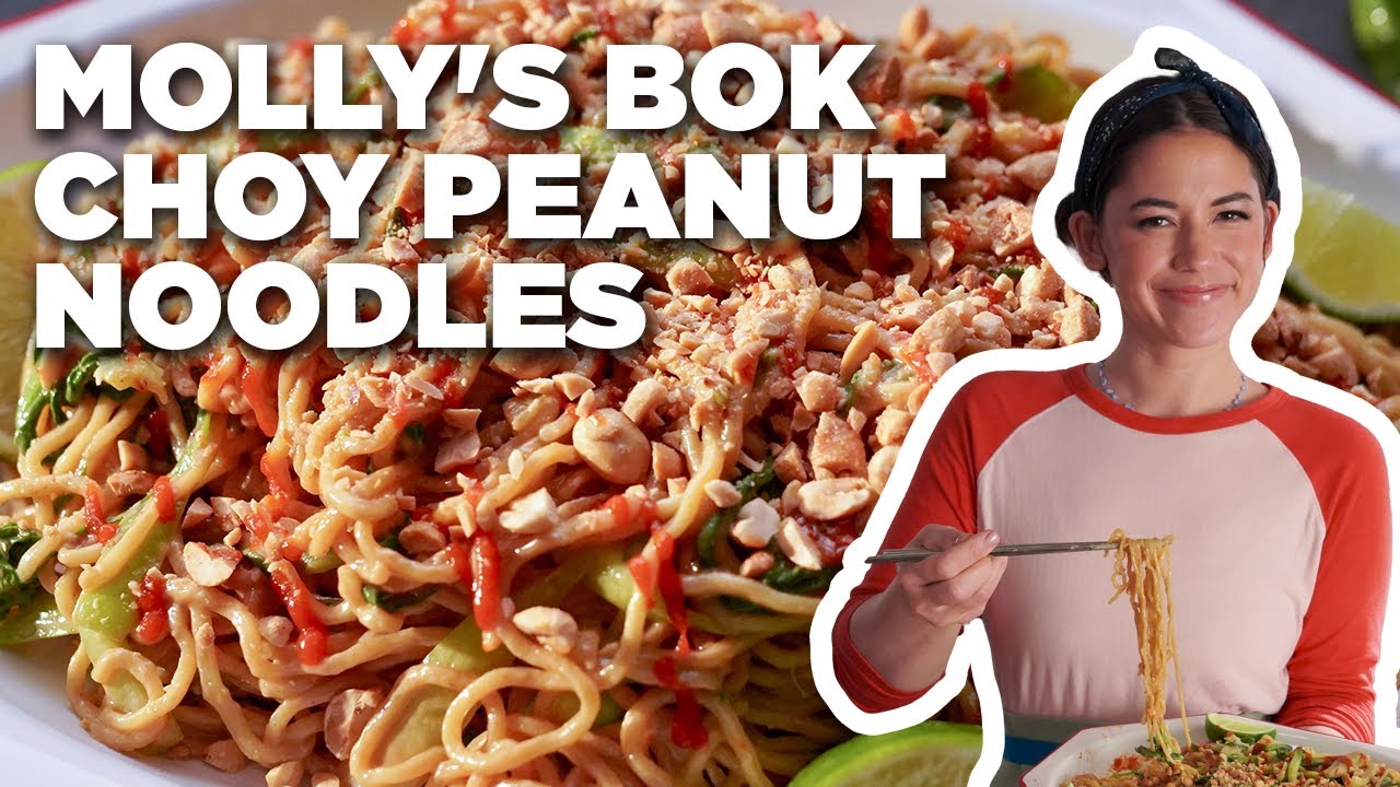 Molly Yeh's Bok Choy Peanut Noodles | Girl Meets Farm | Food Network