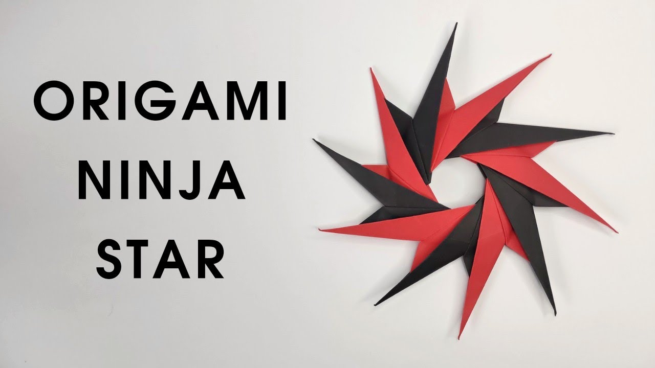 Origami NINJA SHURIKEN | How to make a paper ninja star