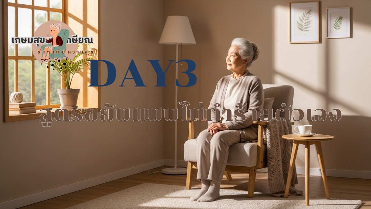 DAY 3 —  การเคลื่อนไหวที่ไม่ทำให้ข้อพัง