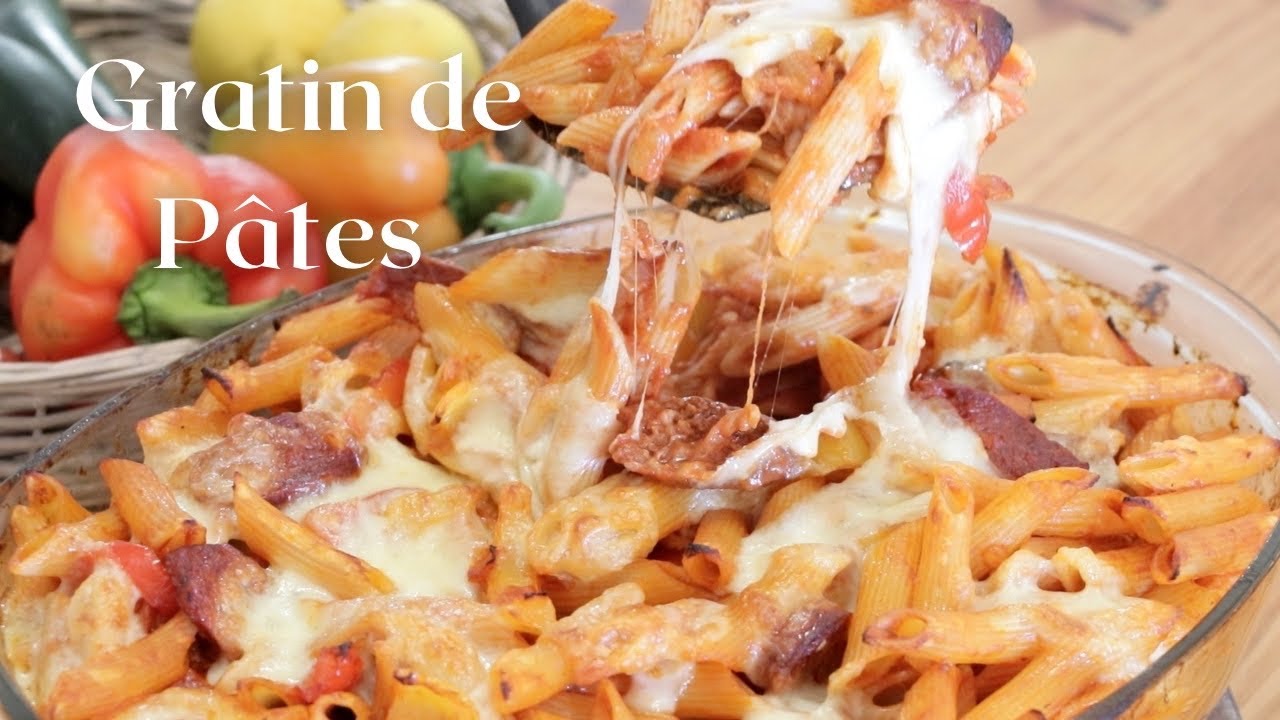 Chorizo & Mozzarella Pasta Bake, great family meal for dinner !