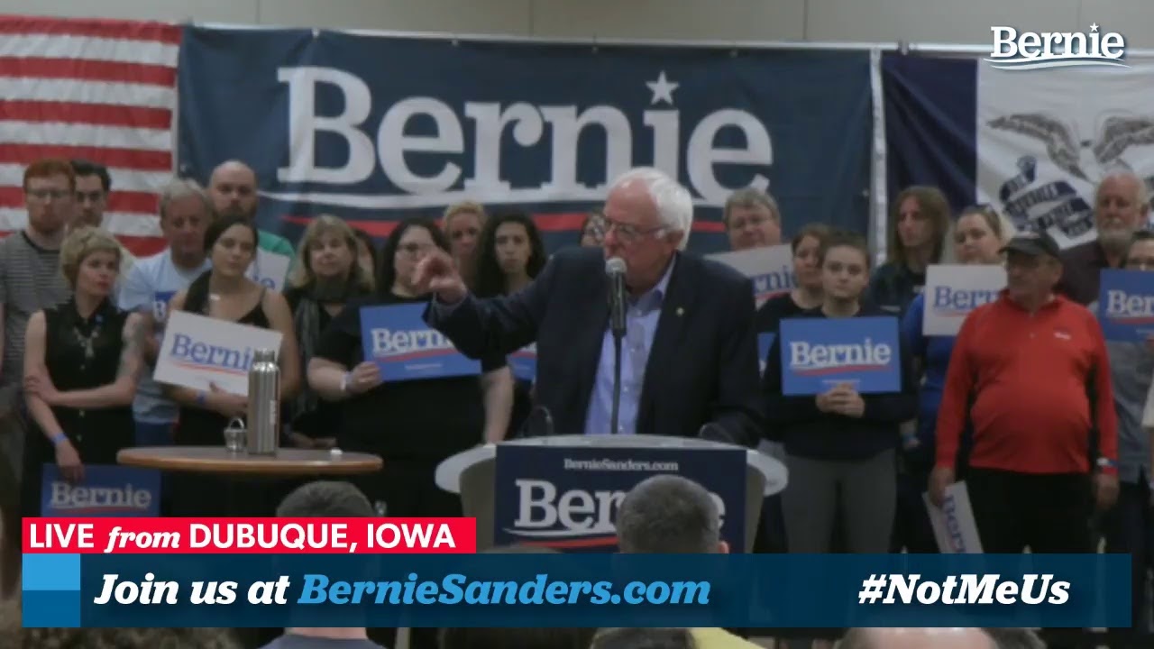 Bernie 2020 Rally In Dubuque, Iowa