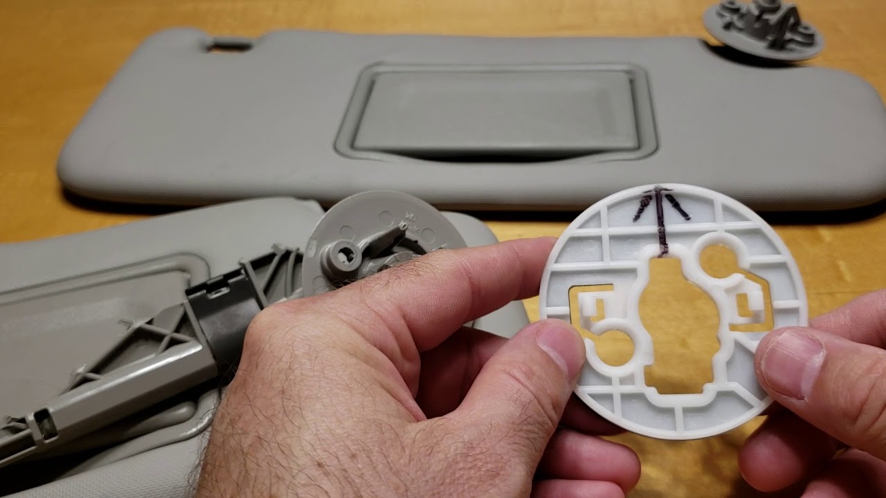 Sun Visor Removal on 2012 Chevy Sonic