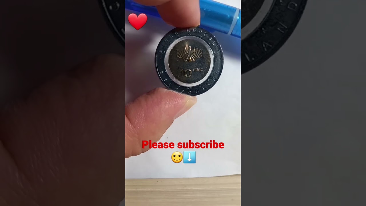 Awesome coin with transparent ring 