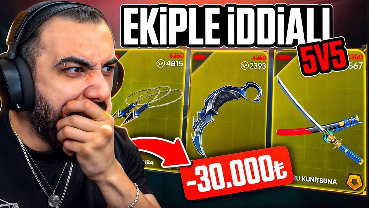 30.000 TL'LİK BÜYÜK İDDİA! EKİPLE VALORANT 5V5