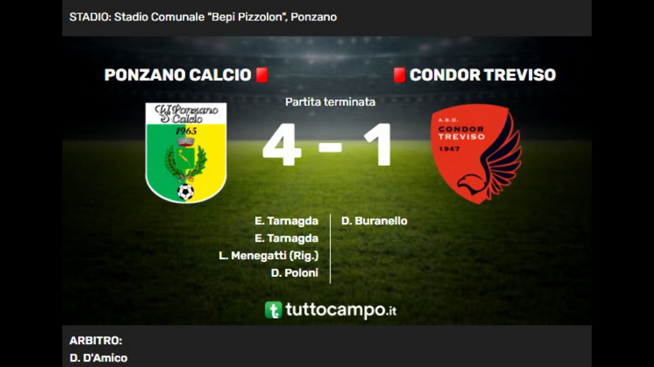 PONZANO-CONDOR: 4-1
