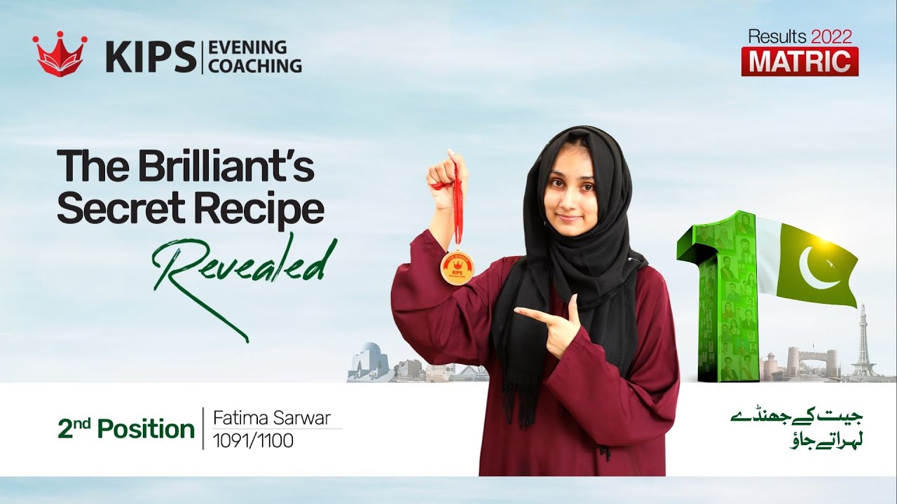 Fatima Sarwar | 2nd Position (Among Girls) in Matric Results 2022 (Sahiwal Board)