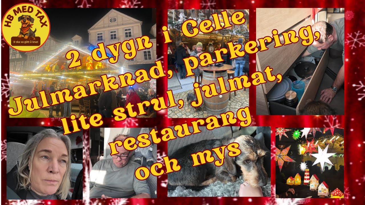 44: Julmarknad i Celle 🎄 Frusen gr&ouml;t, pl&aring;tisliv & julmys