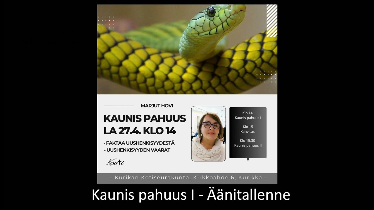 Kaunis Pahuus I - Faktaa uushenkisyydestä - Marjut Hovi