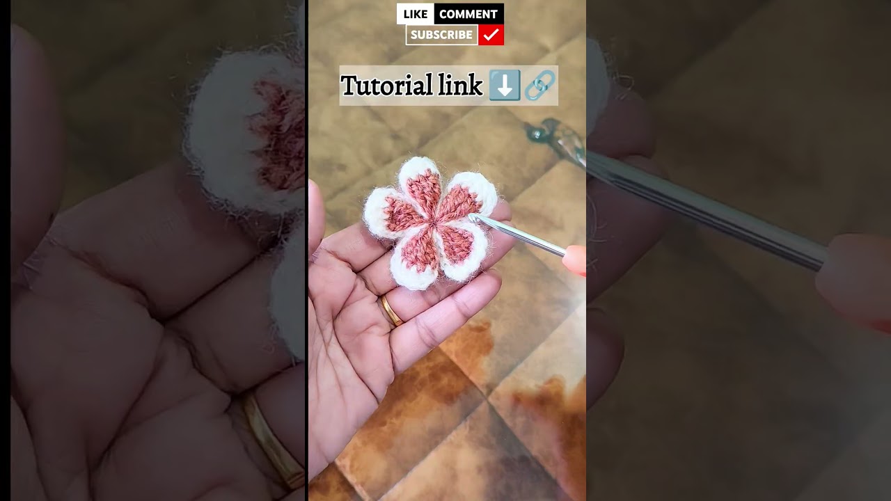 crochet flower tutorial is perfect for absolute beginners 🧶 