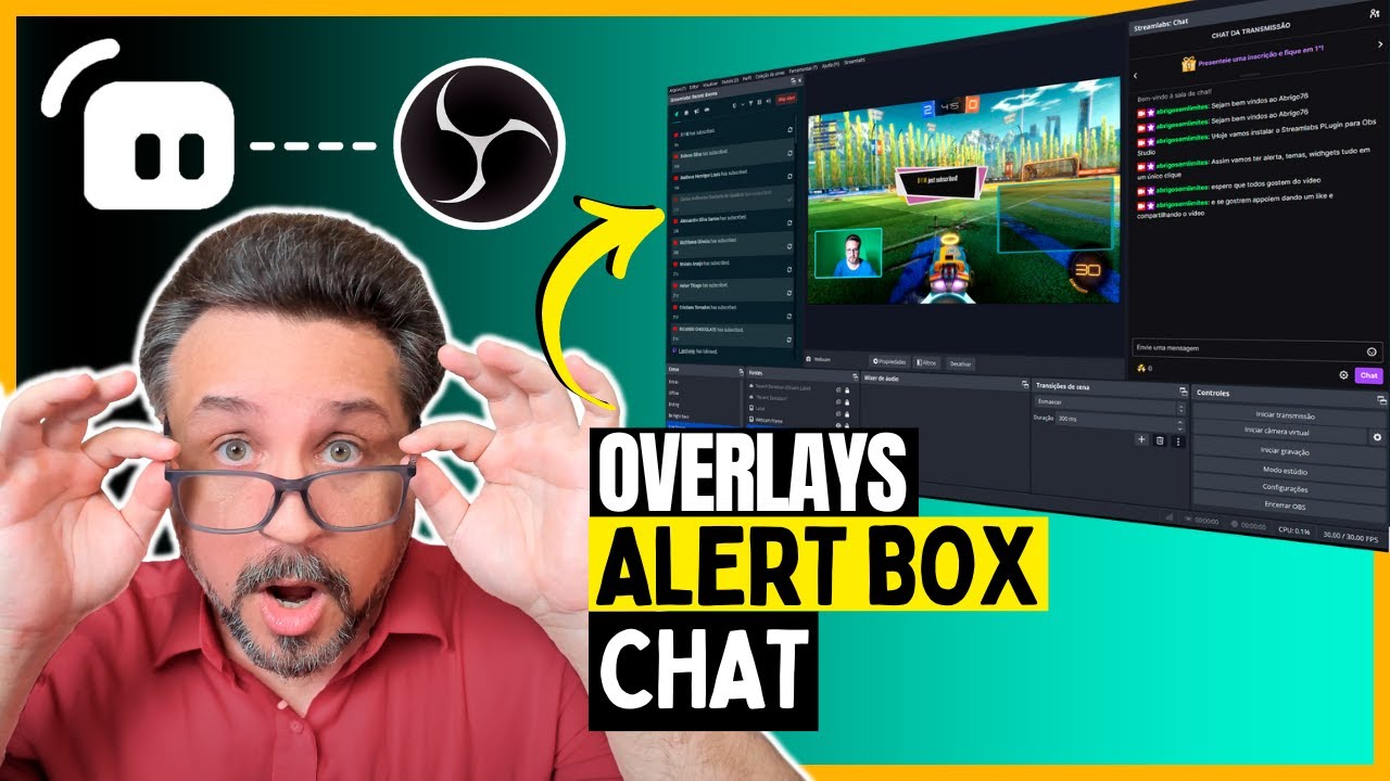 Streamlabs Plugin para OBS Studio - Como Configurar Alerta e Overlays com um Clique