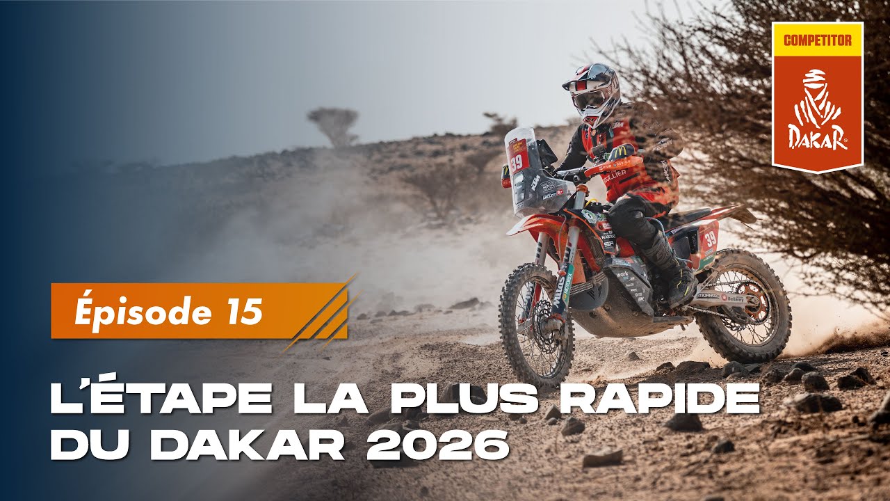 L'&eacute;tape la plus rapide du Dakar 2026