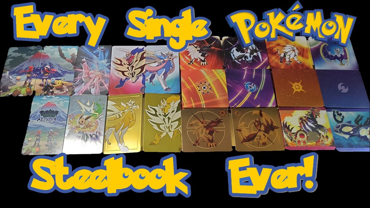 EVERY Single Pokémon Steelbook Ever!