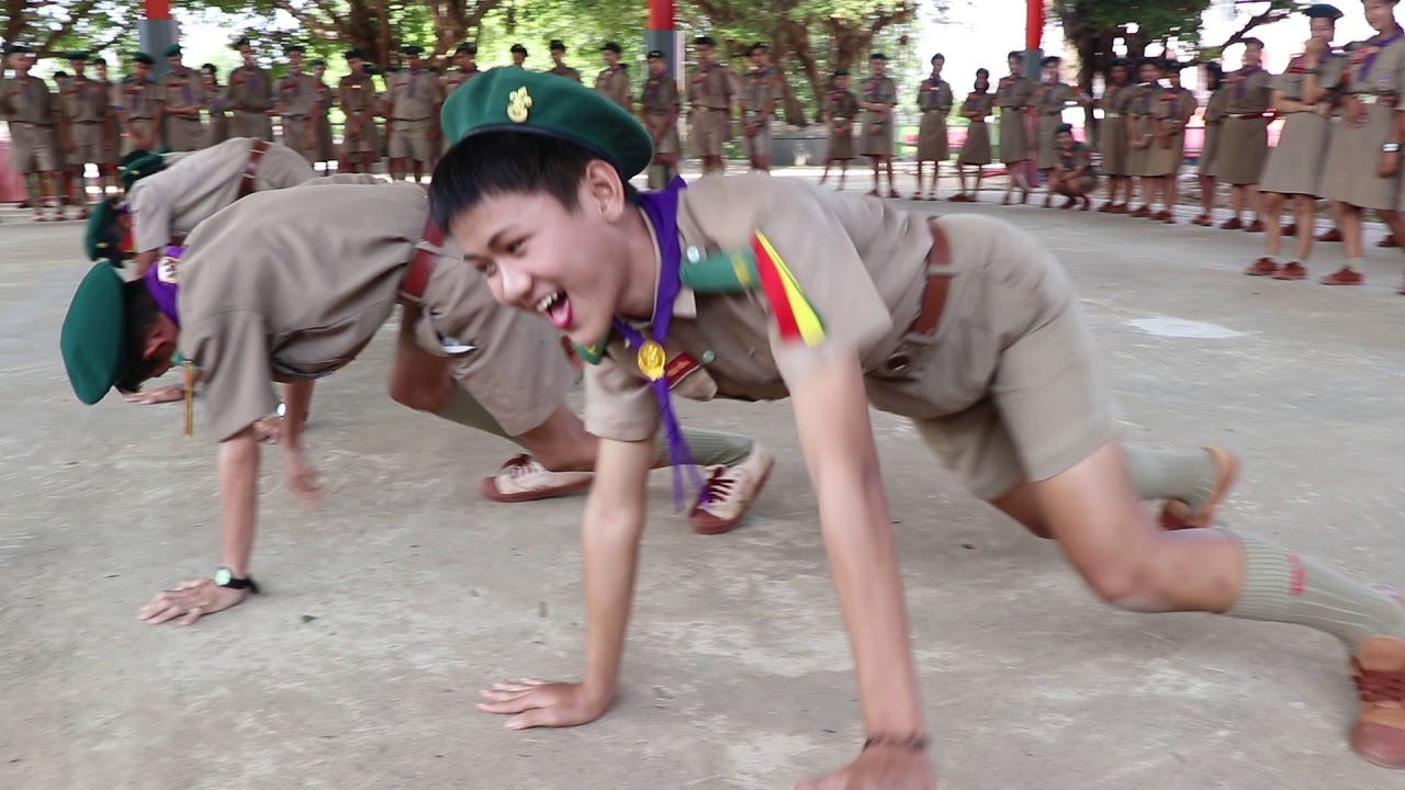 แมงมุม เข้าค่ายลูกเสือวิสามัญ ม.4  ปางศิลาทองศึกษา