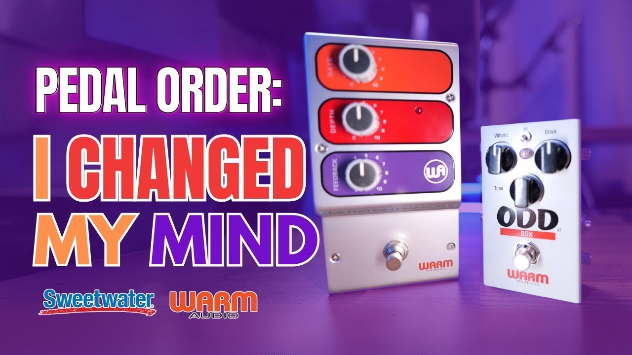 PHASER OVERDRIVE Pedal order! Warm Audio ODD + Mutation Phasor