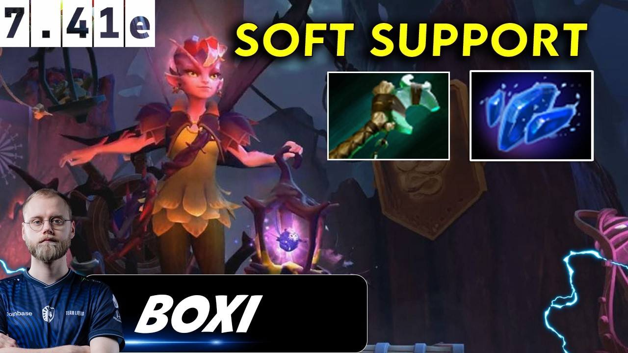 Boxi Dark Willow Soft Support - Dota 2 Patch 7.41e Pro Player Gameplay