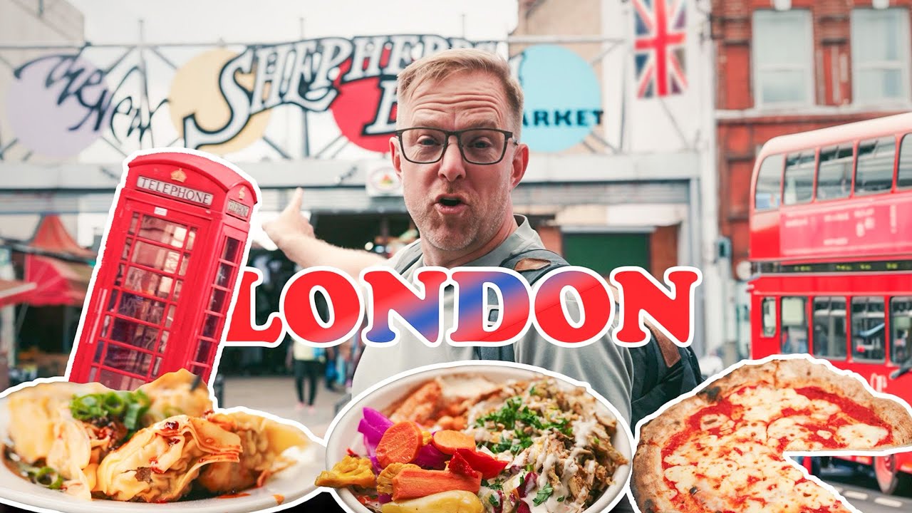 HUR MYCKET HINNER VI ÄTA PÅ 36 TIMMAR I LONDON?
